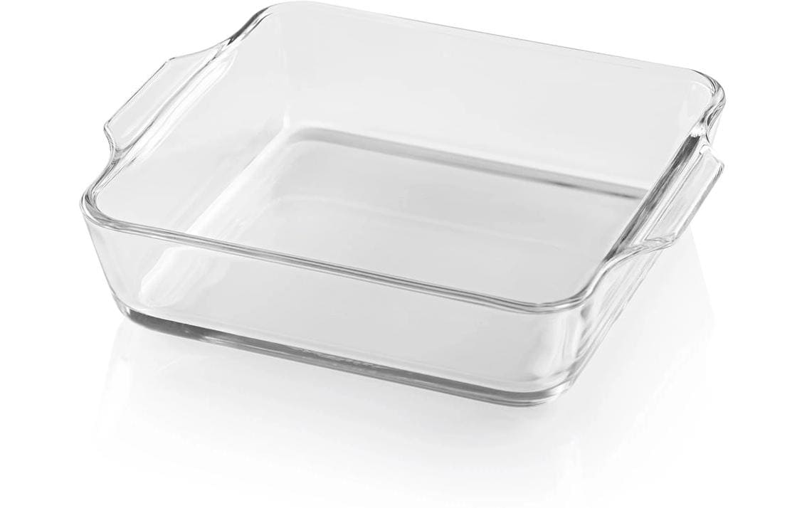 GOURMETmaxx Glas Auflaufform Quadrat 800ml -20 bis +460 °C, Spülmasch