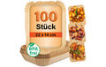 GOURMETmaxx Backpapier Schalen 22x14cm 100 Stk, 220° hitzebständig, 22x14x4.5cm