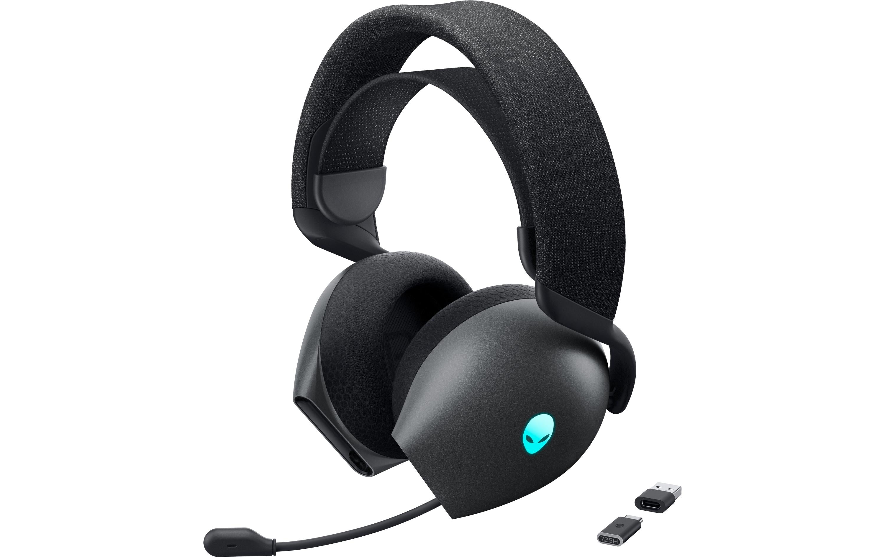 Dell Alienware Tri-Mode Gaming Headset Wireless - AW725H, schwarz