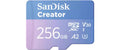 SanDisk Creator microSDXC Card 256GB UHS-I, lesen 190MB/sec, schreiben 130MB/s