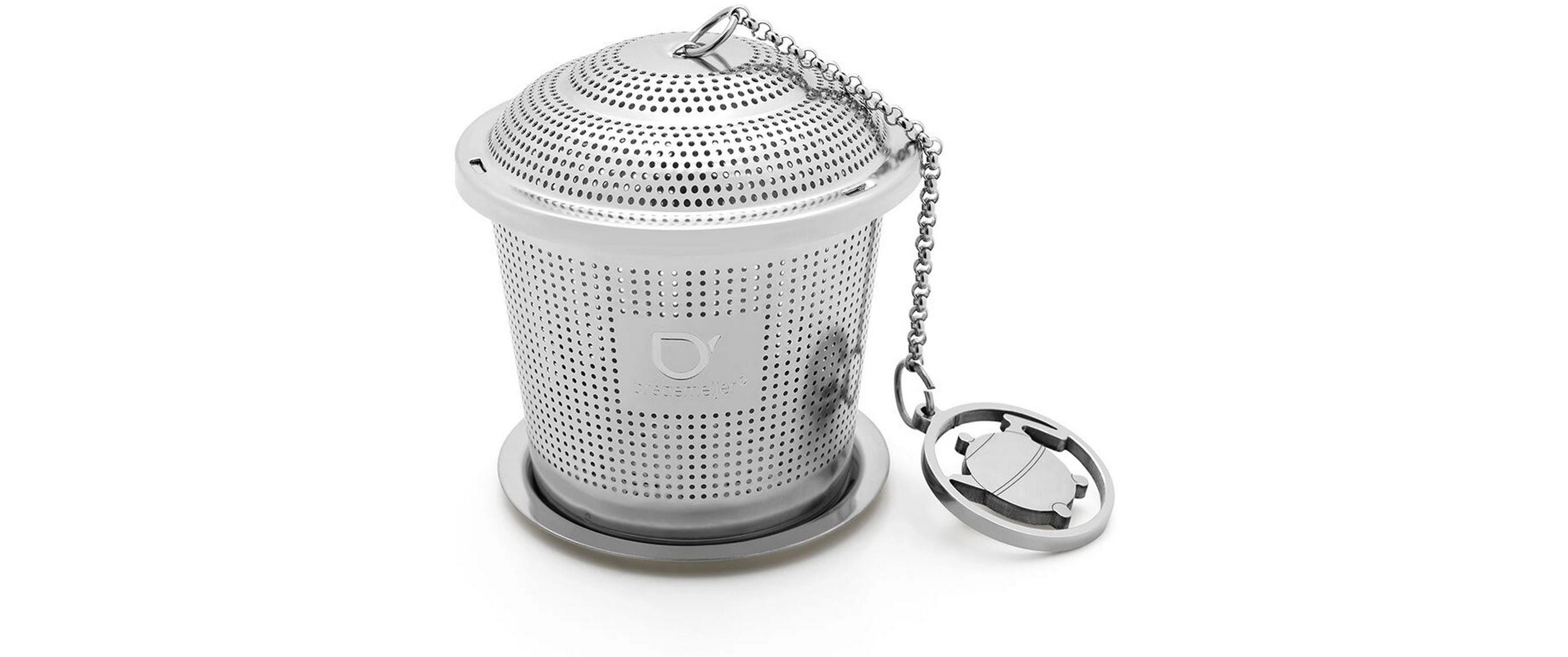 BREDEMEIJER Tee-Ei Inox mit Kette und Ablage