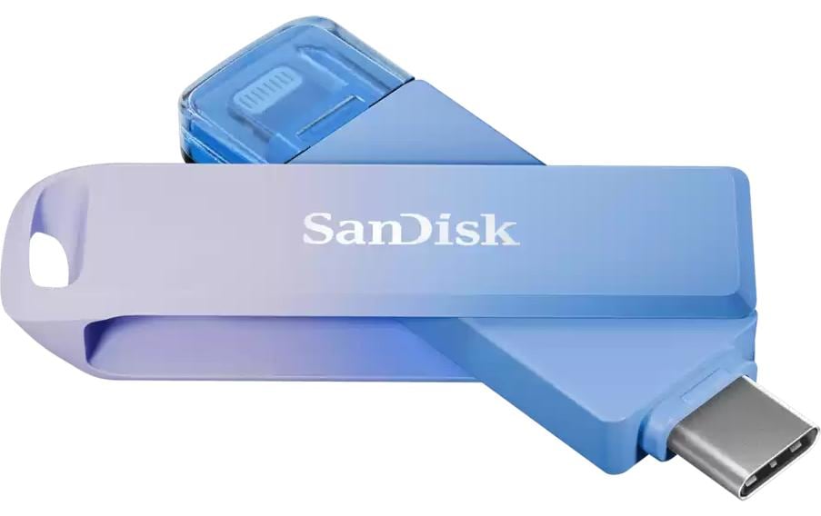 SanDisk Creator Phone Drive USB-C 3.2 128GB Type-C USB3.2 Gen1, Lightning, Lesen 90MB/s