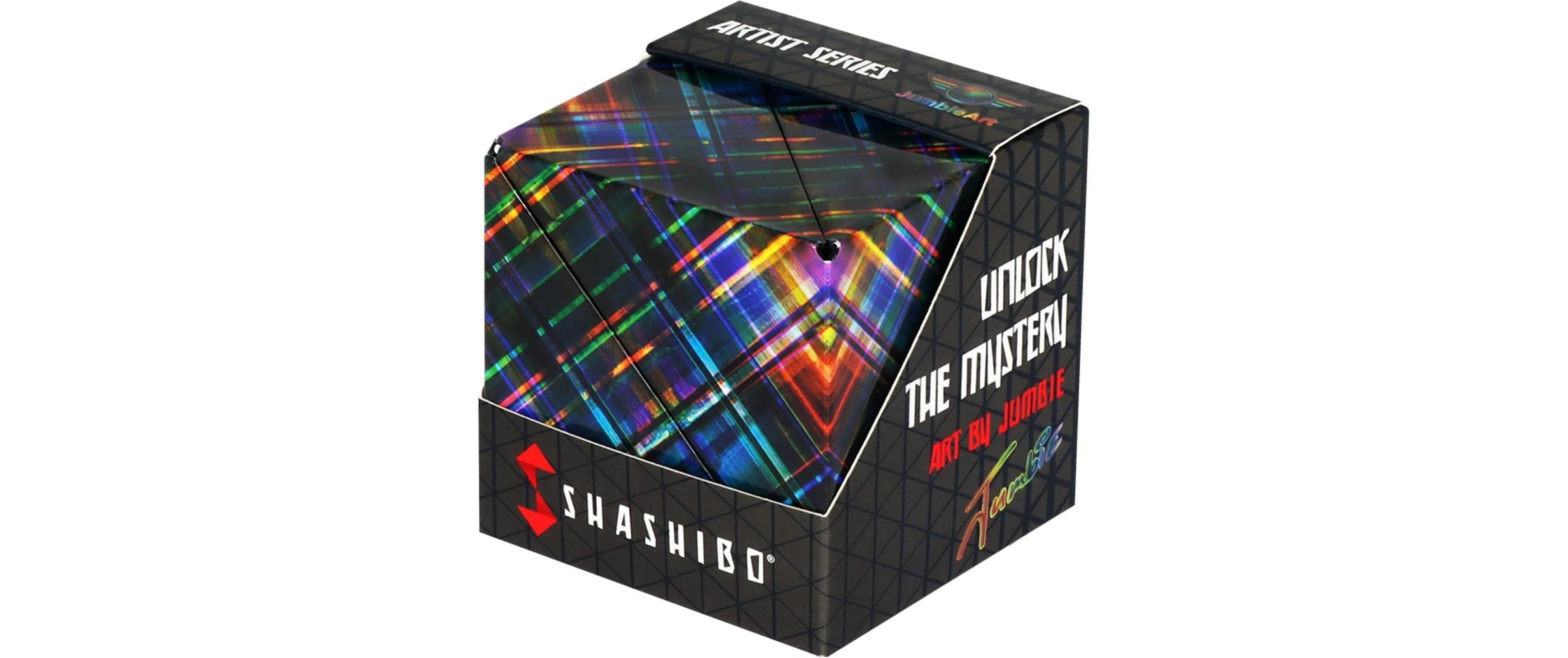 Shashibo Cube Disco Plaid by Artist Jumbie