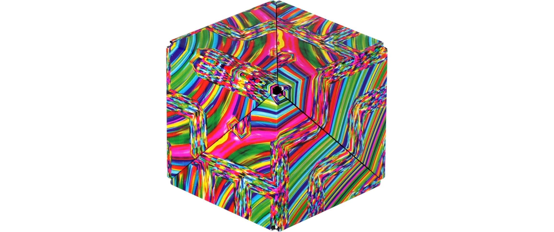 Shashibo Cube Watercolor by Artist Laurence Gartel 2.0