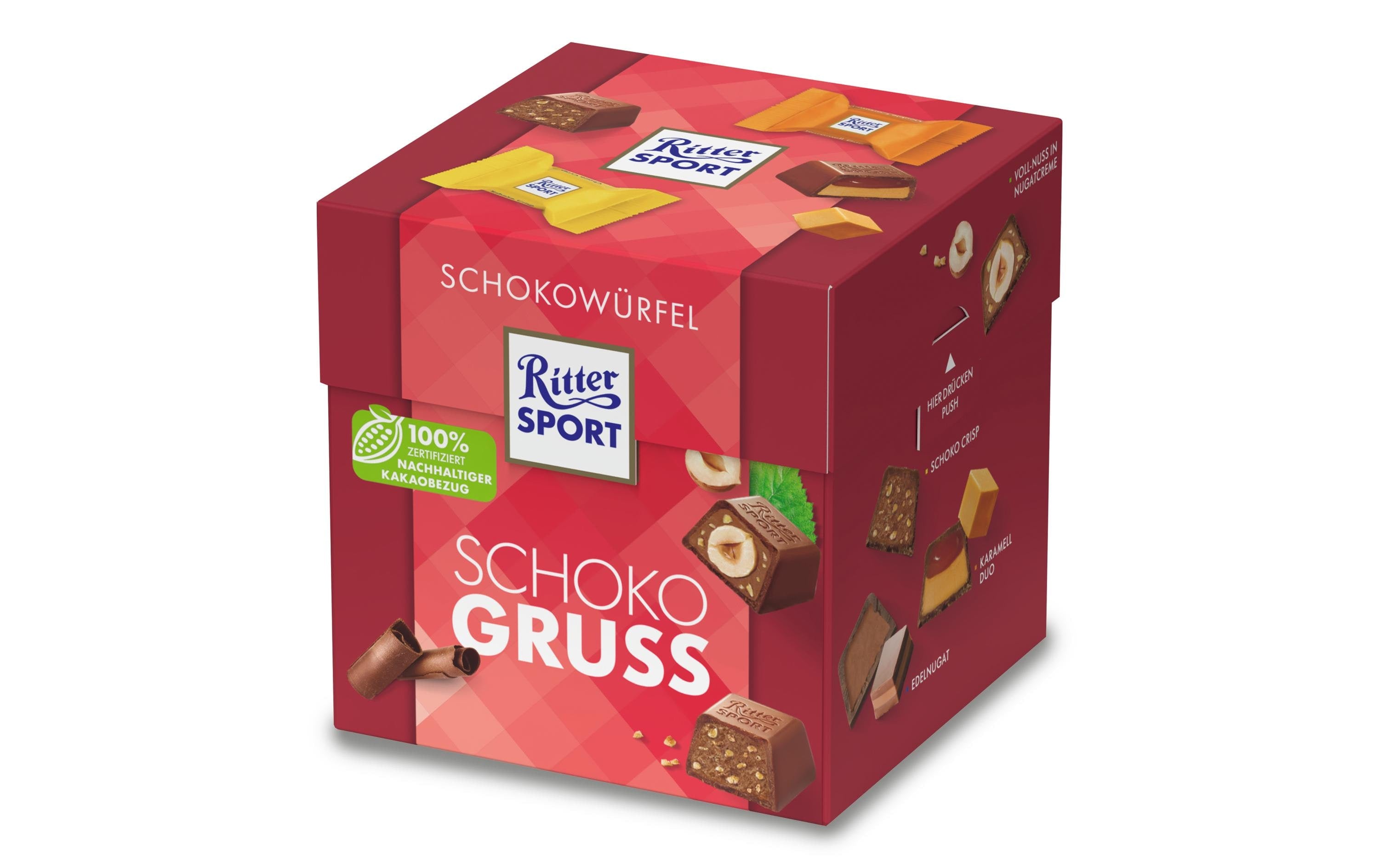 Ritter Sport Schokowürfel Schokogruss 22 Stück