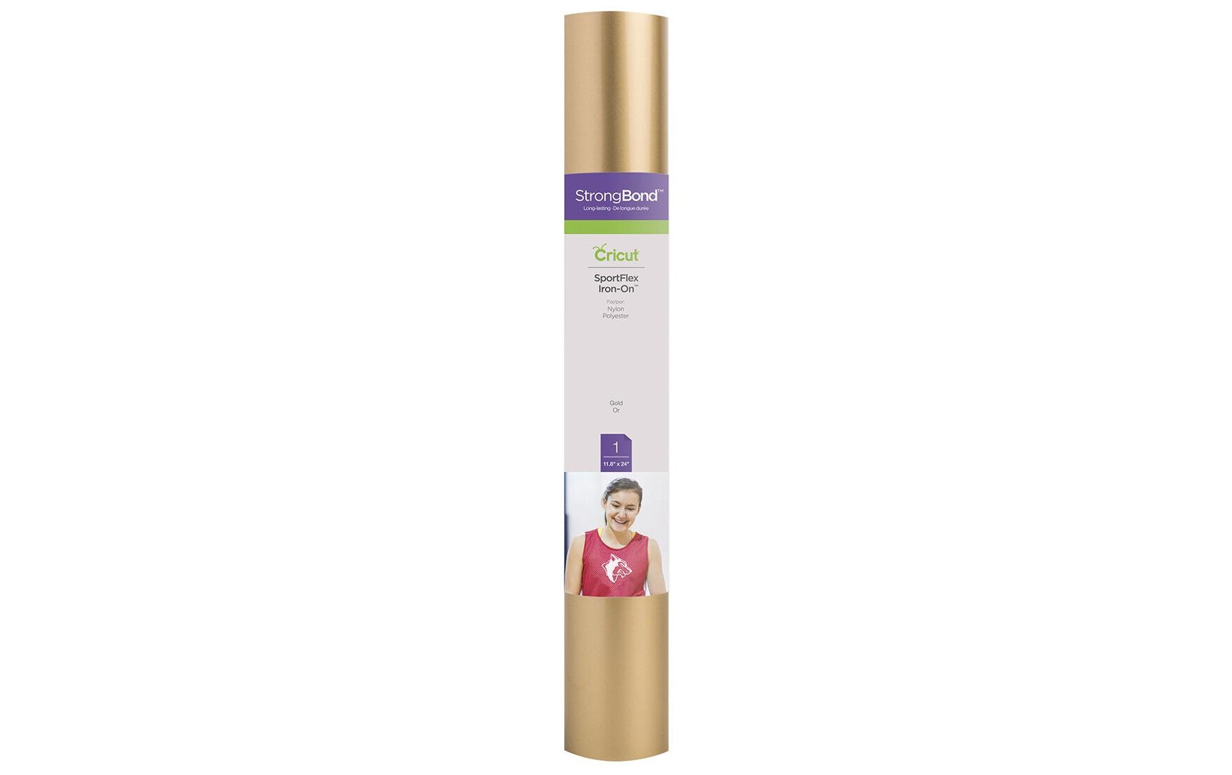 Cricut Aufbügelfolie Sportflex gold 1 Rolle à 30 x 61 cm