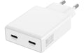 4smarts Netzladegerät PDPlug Slim Dual 65W GaN, weiss