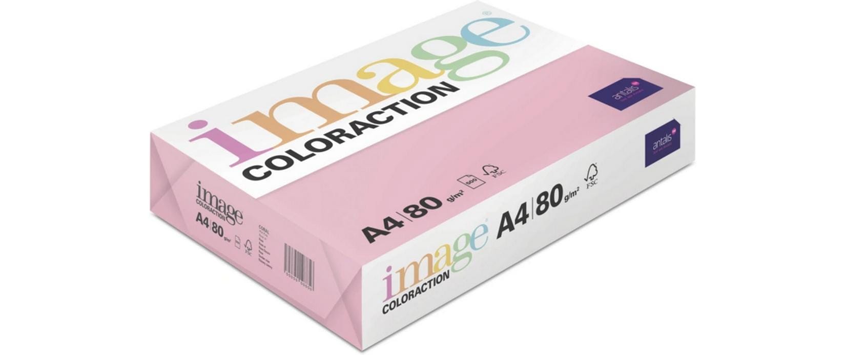 Kopierpapier Image Coloraction rosa A4, 500 Blatt, holzfrei ECF, 80 gm2