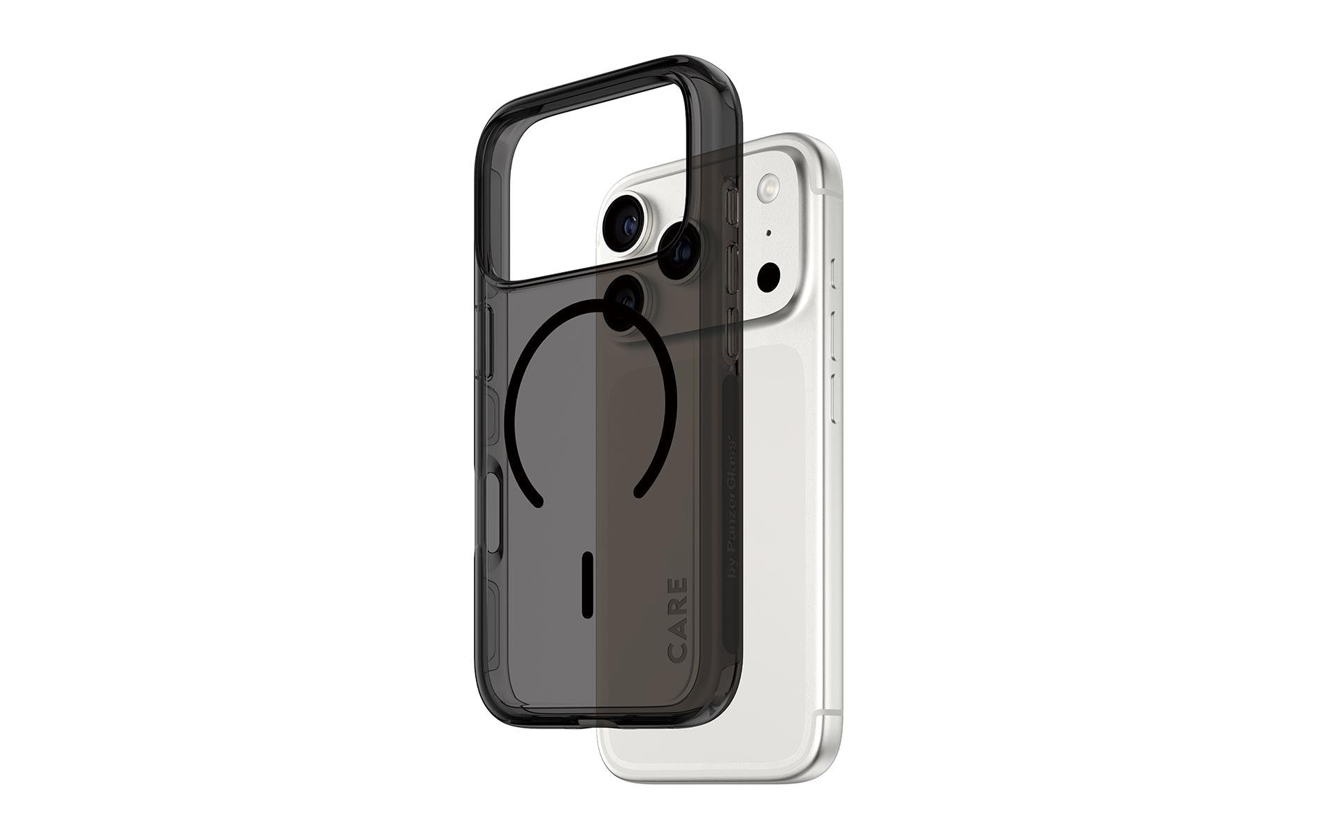 CARE Flagship Case Urban Combat MS für iPhone 17 Pro, Smokey/Black