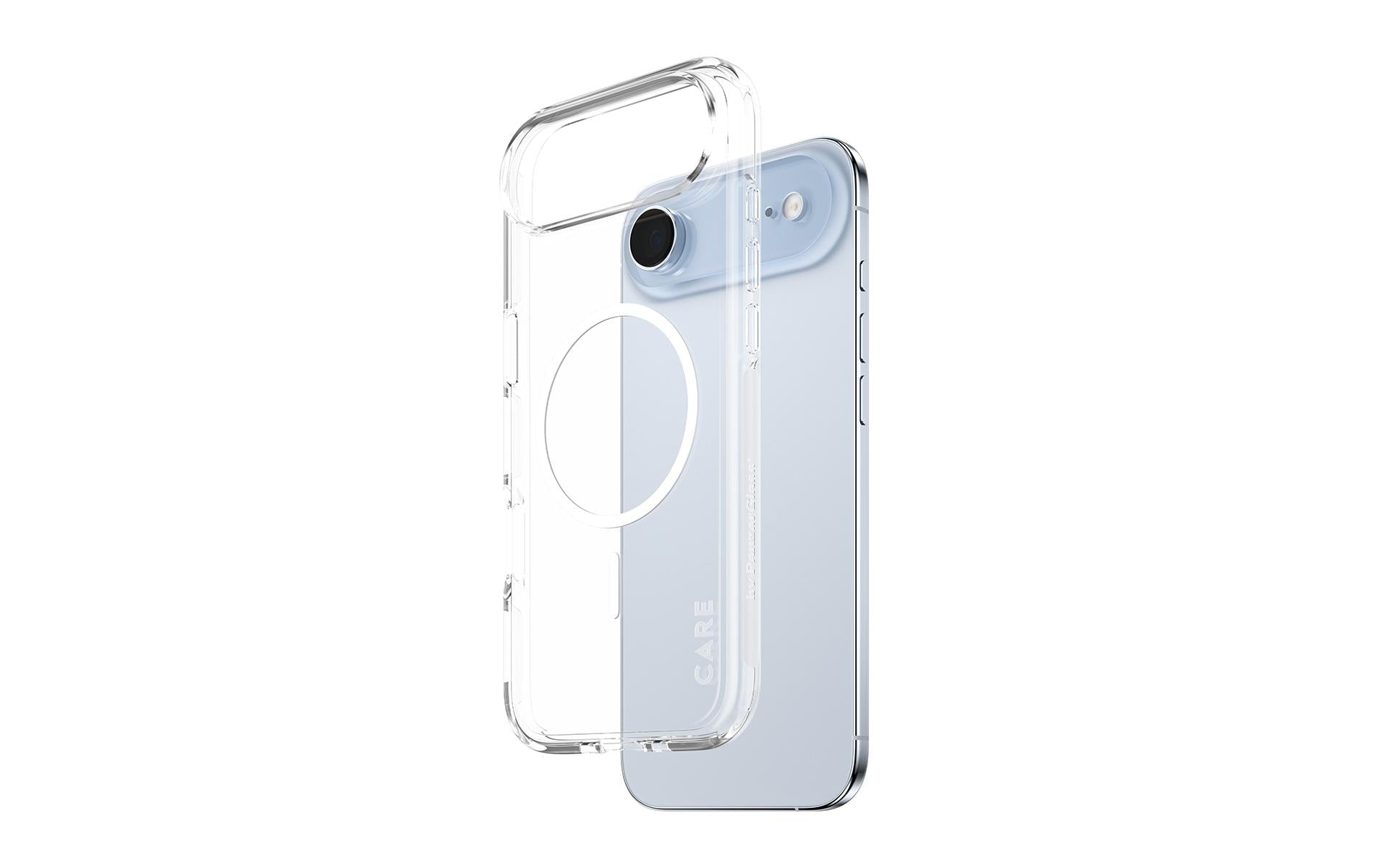 CARE Flagship Case Urban Combat MS für iPhone Air, Transparent/White