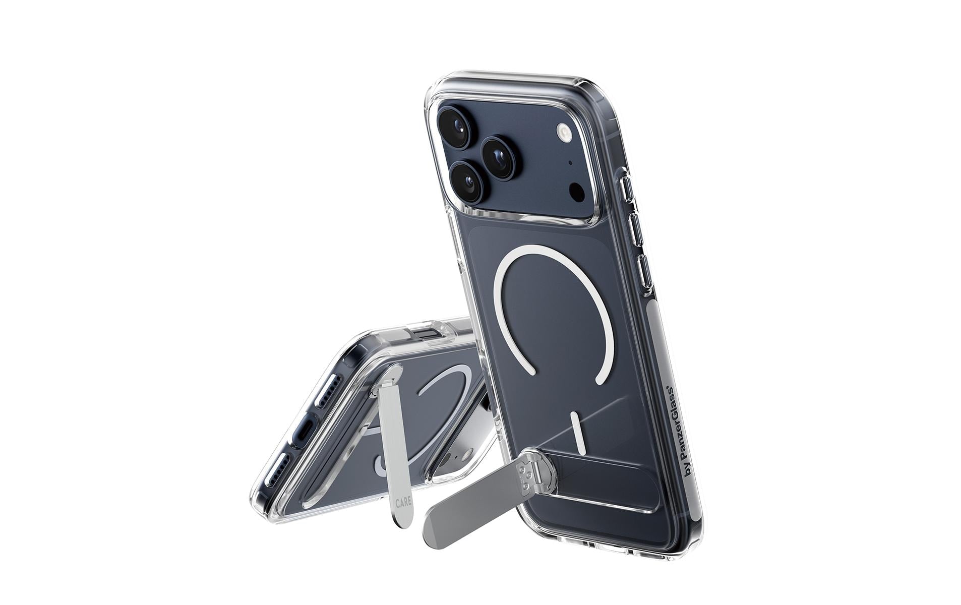 CARE Feature Case with Kickstand & MagSafe für iPhone 17 Pro Max, Transparent
