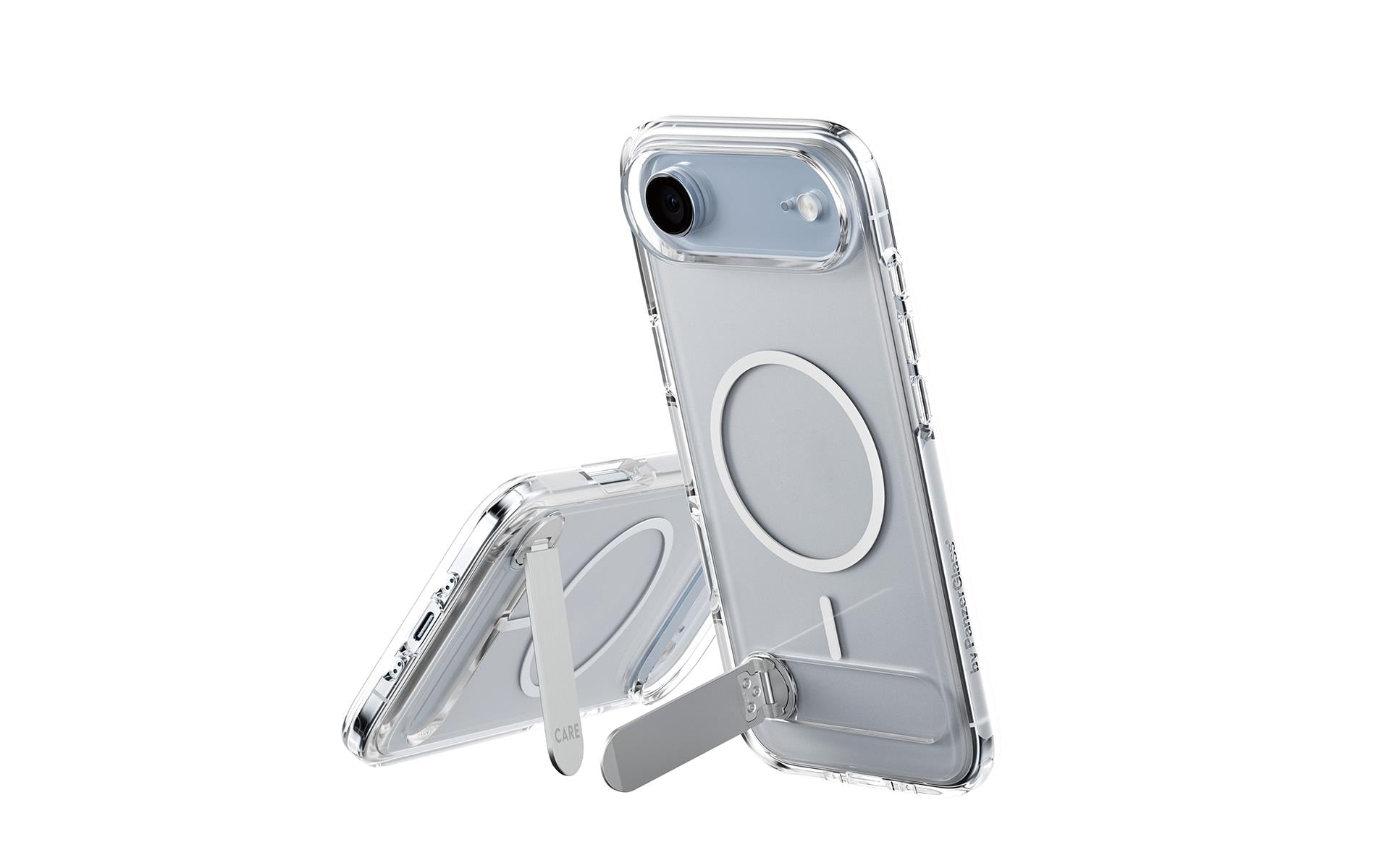 CARE Feature Case with Kickstand & MagSafe für iPhone Air, Transparent
