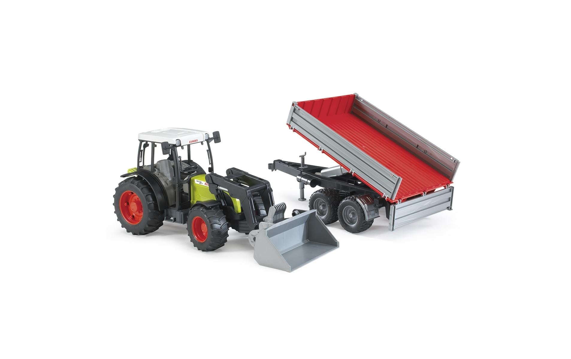 Bruder Spielwaren Claas Nectis 267F+Frontl Claas Nectis 267F+Frontl.+Bordwandanh.