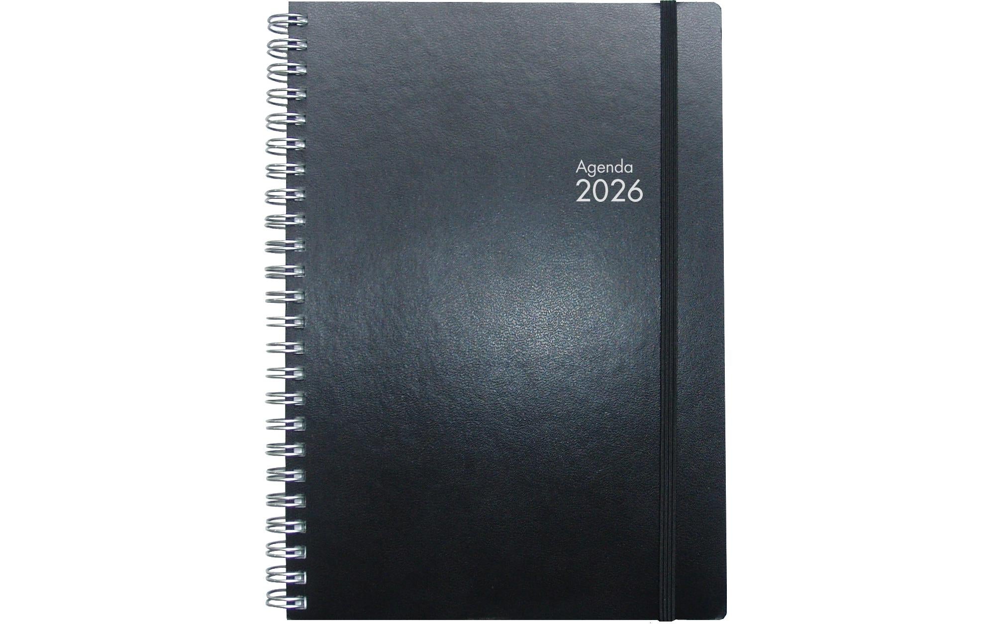 SIMPLEX Simply black 2026 148 x 208 mm, 3T/1S, schwarz