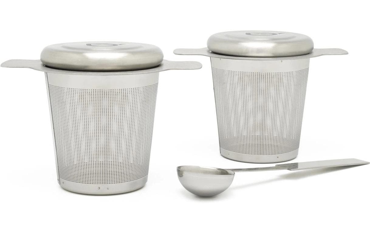 BREDEMEIJER Teefilter 2 Stück Inox mit Masslöffel