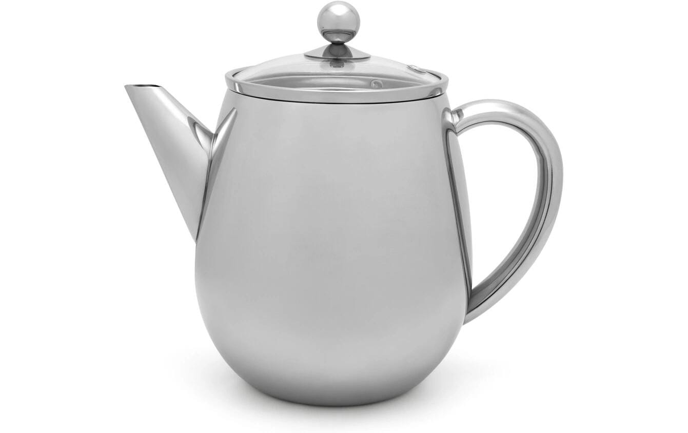 BREDEMEIJER Teekanne Duet Eva 1.1 Liter, Silber