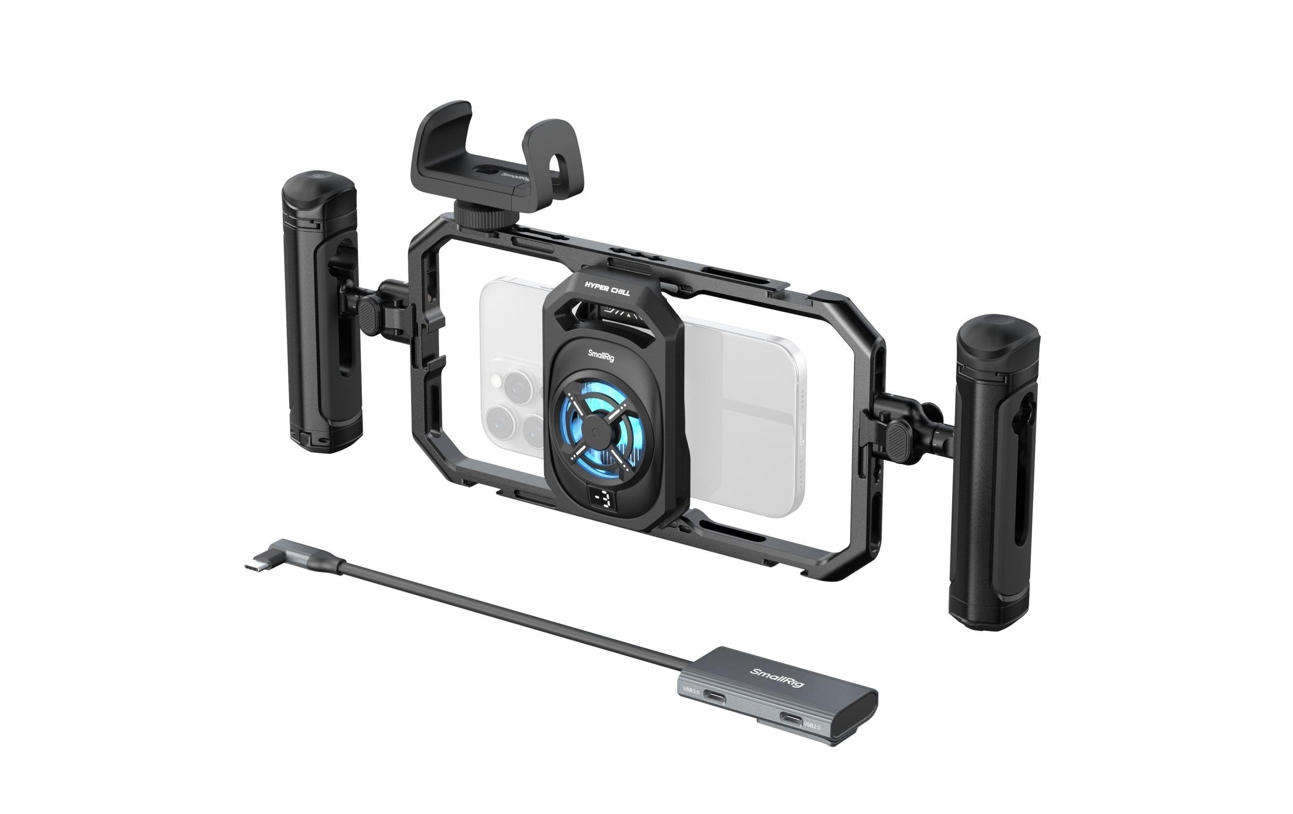 SmallRig All-in-One Thermal Phone Cage Kit Live Streaming & Filming Handheld