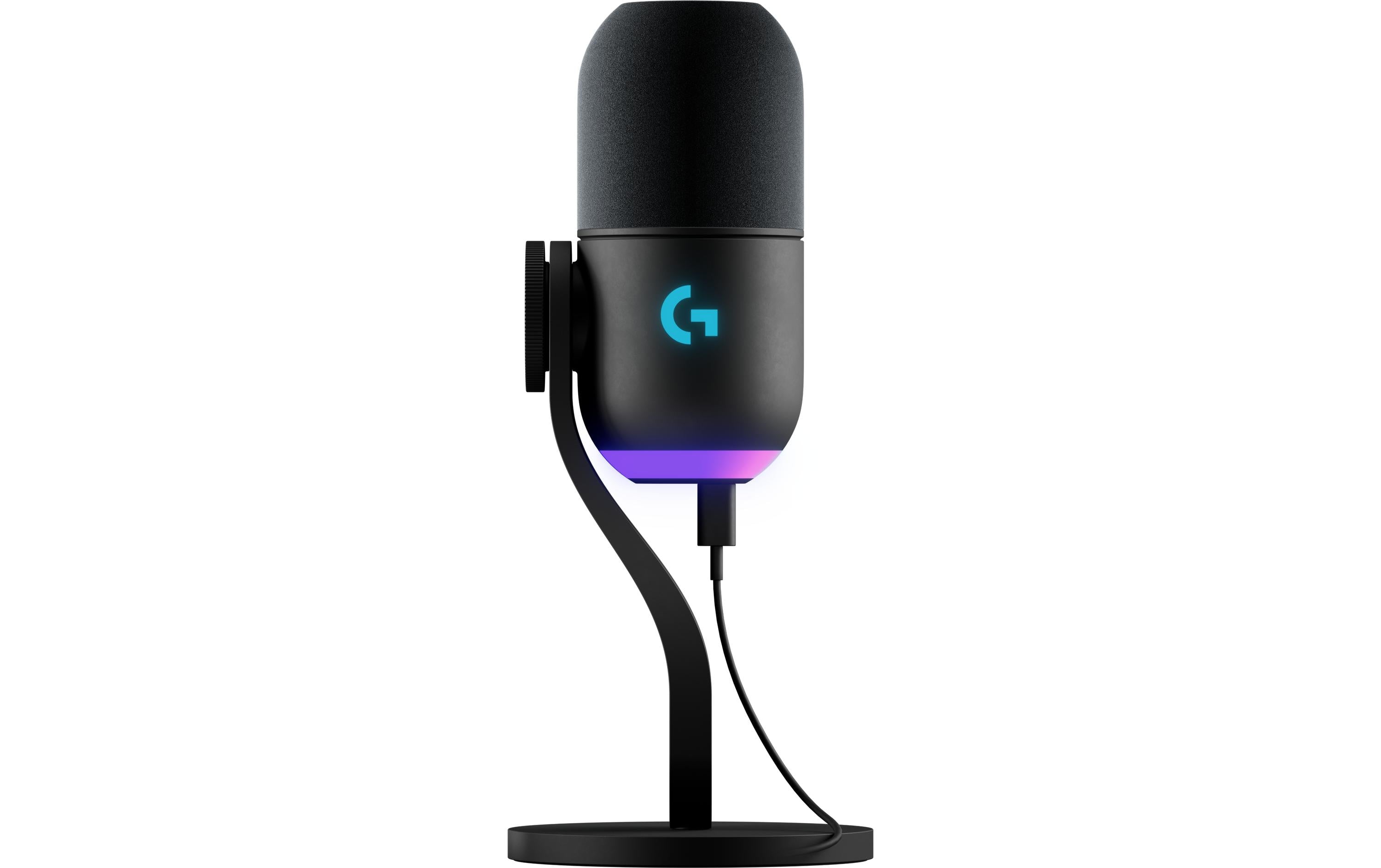 Logitech Yeti GX Dynamic USB Mic Schwarz, RGB Gaming mit Lightsync