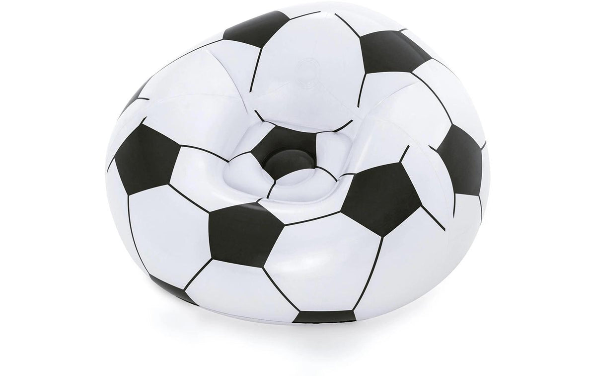 Bestway aufblasbarer Sessel Fussball 114x112x66 cm, inkl. Flickzeug