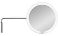 Blomus LED Kosmetikspiegel MODO Mit Wandhalterung, Silber Matt