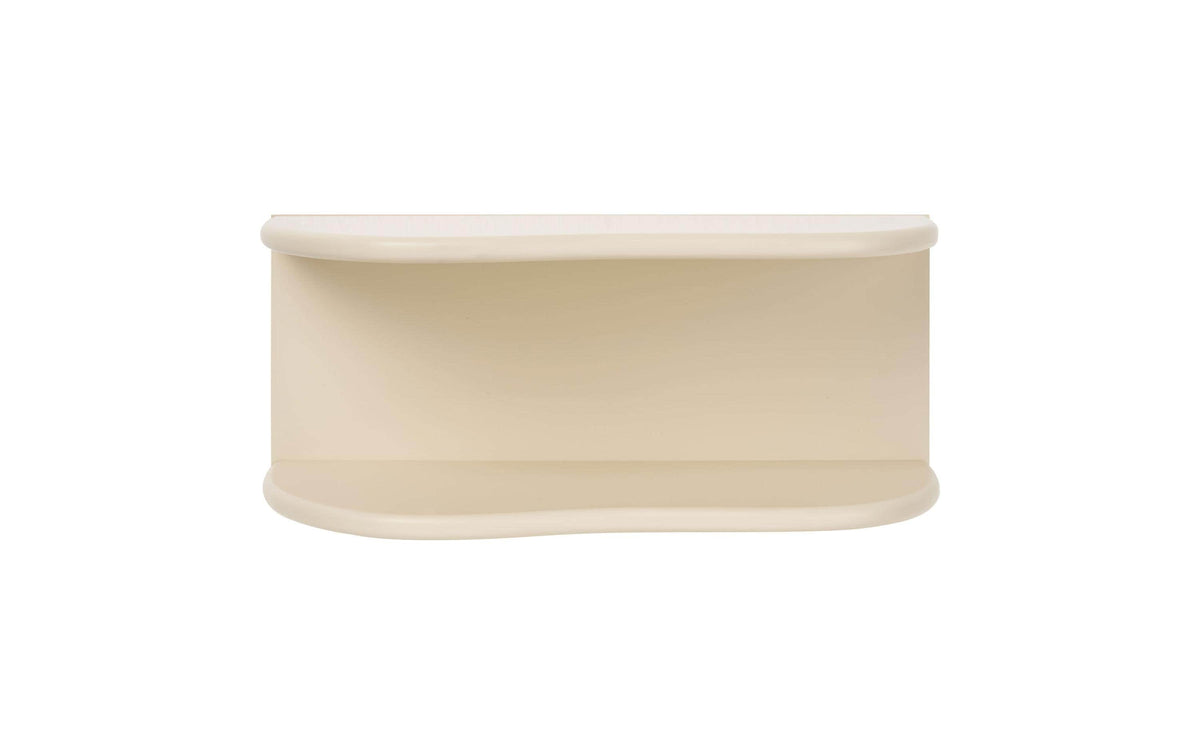 House Nordic Wandregal Botta, Beige 17.5x44x18 cm (LxBxH), MDF