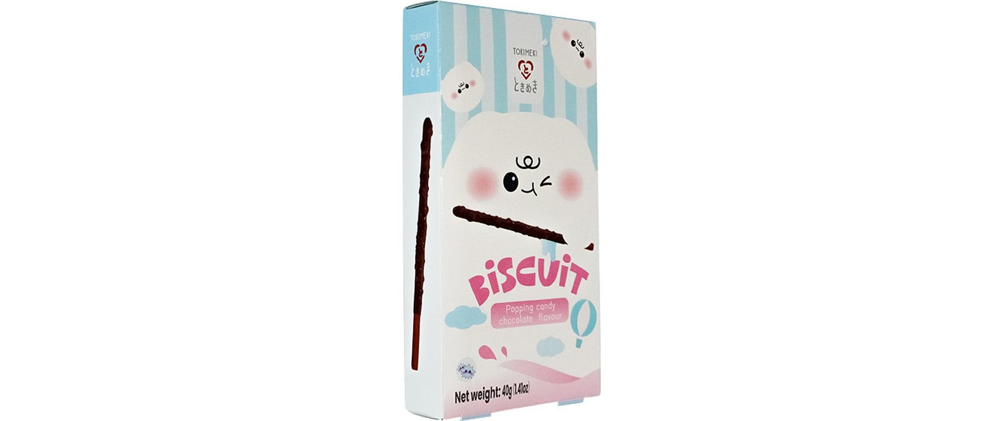 Biscuit Stick Popping Candy 40g