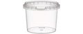 Weita Runddose mit Deckel PP 365ml 1 Pack à 40 Stk. D: 9.7cm Transparent
