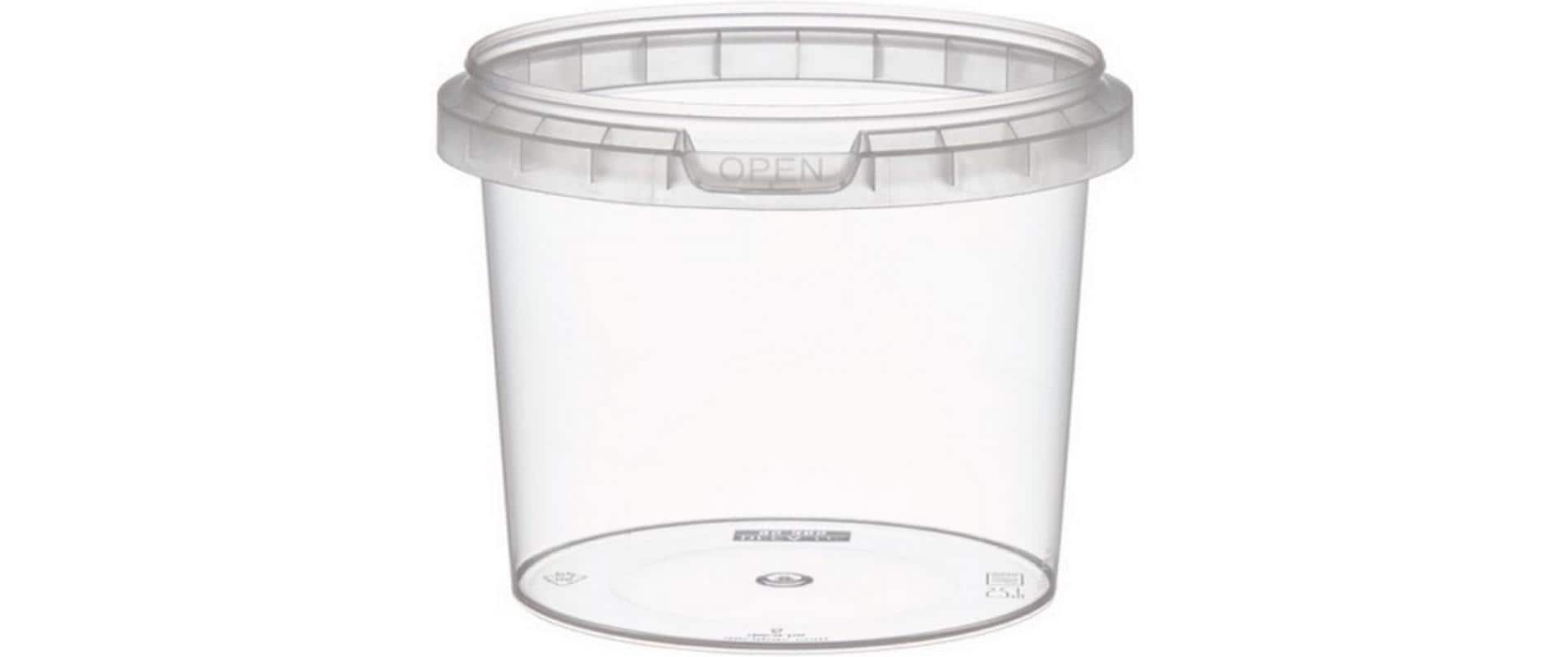 Weita Runddose mit Deckel PP 365ml 1 Pack à 40 Stk. D: 9.7cm Transparent