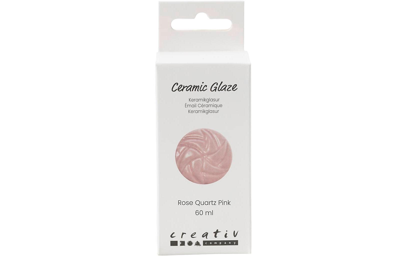 Creativ Company Keramikglasur rose,  60ml