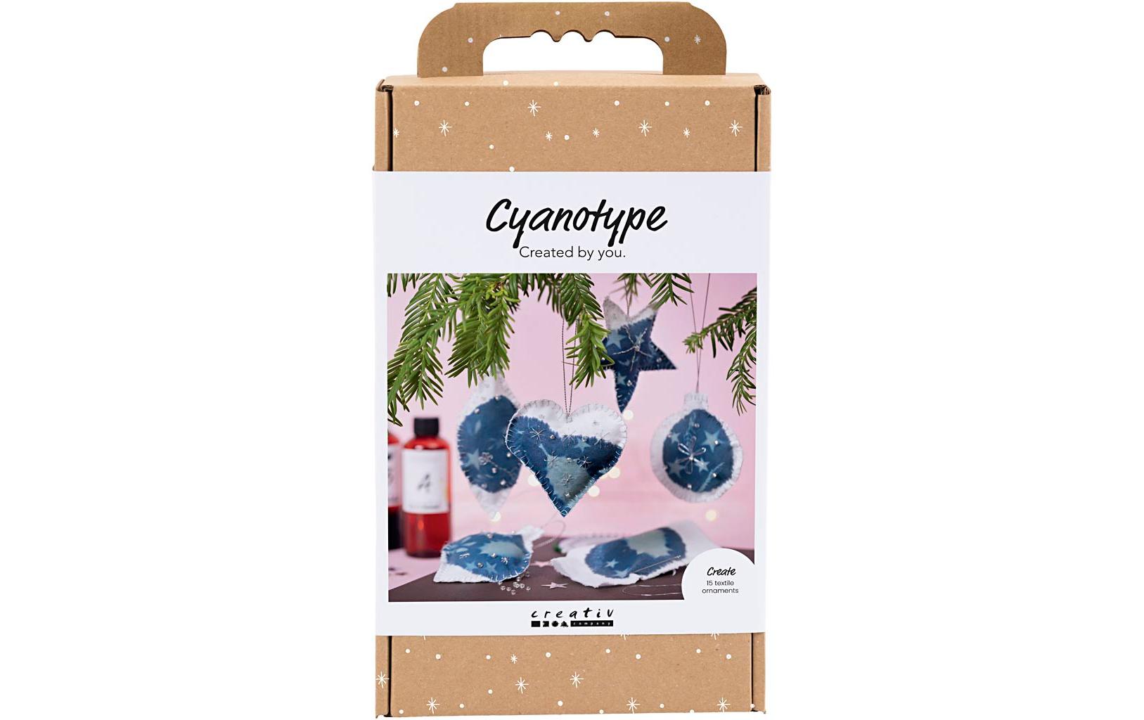 Creativ Company Bastelset Cynotype, Aufhänger Weihnachten