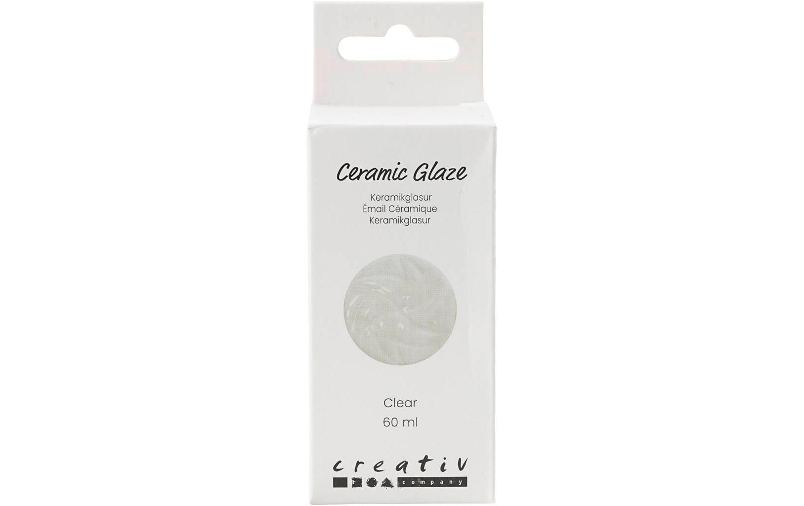 Creativ Company Keramikglasur transparent,  60ml