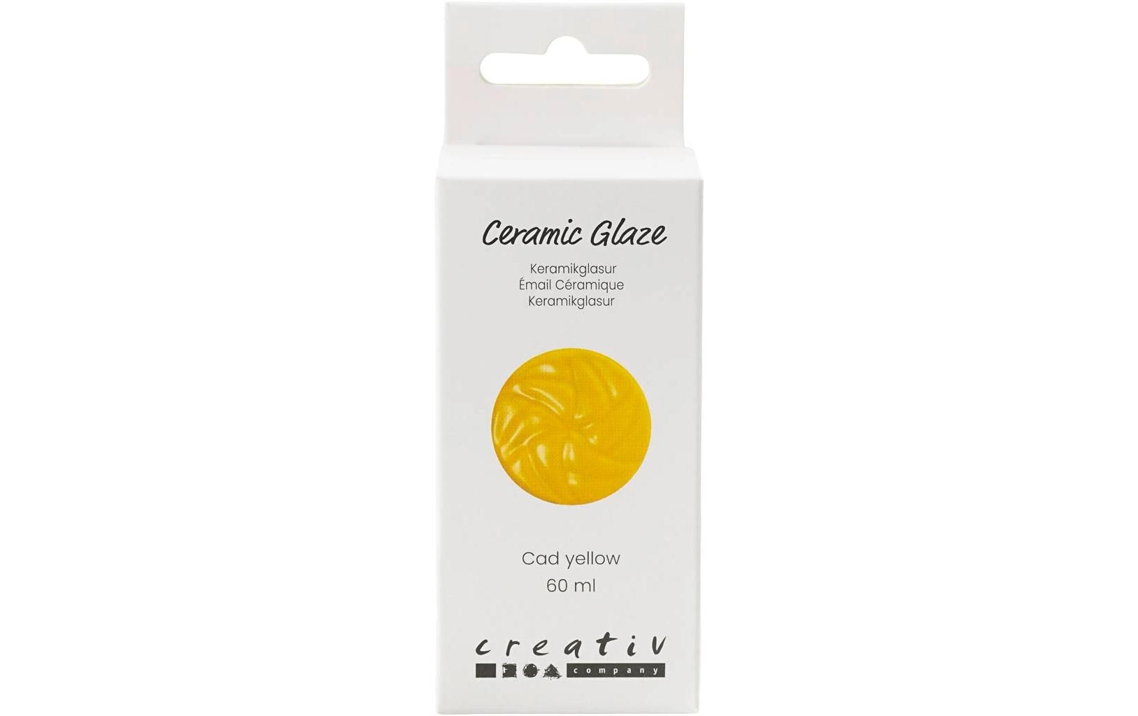 Creativ Company Keramikglasur gelb,  60ml