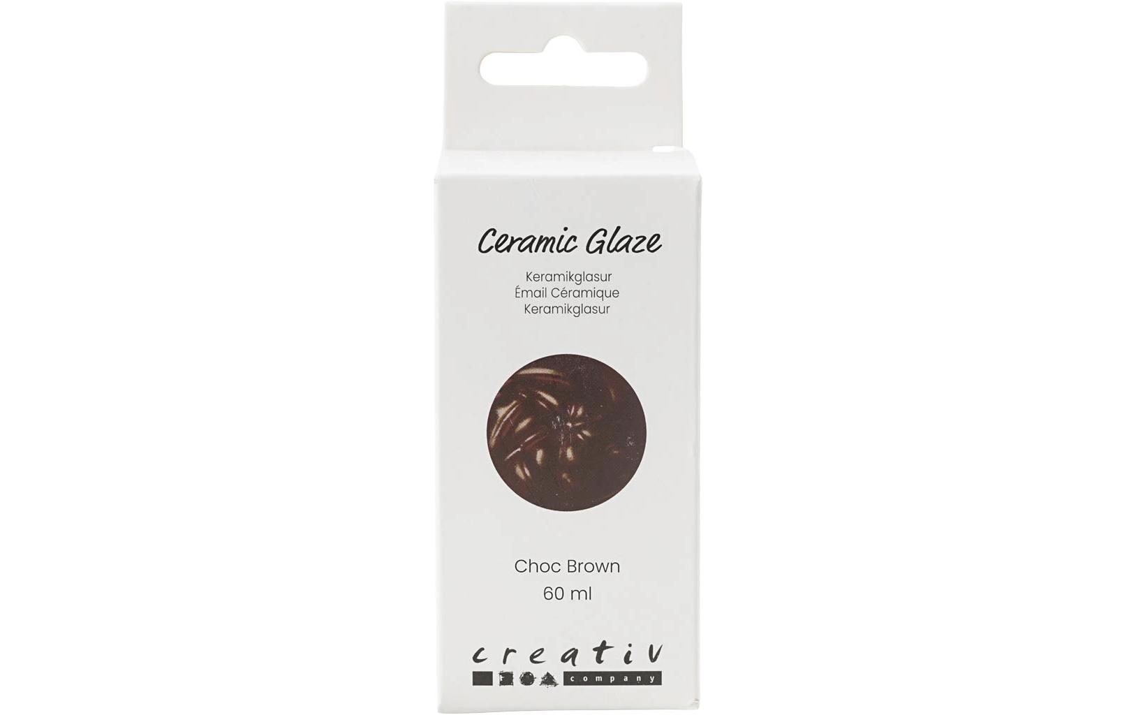 Creativ Company Keramikglasur braun,  60ml