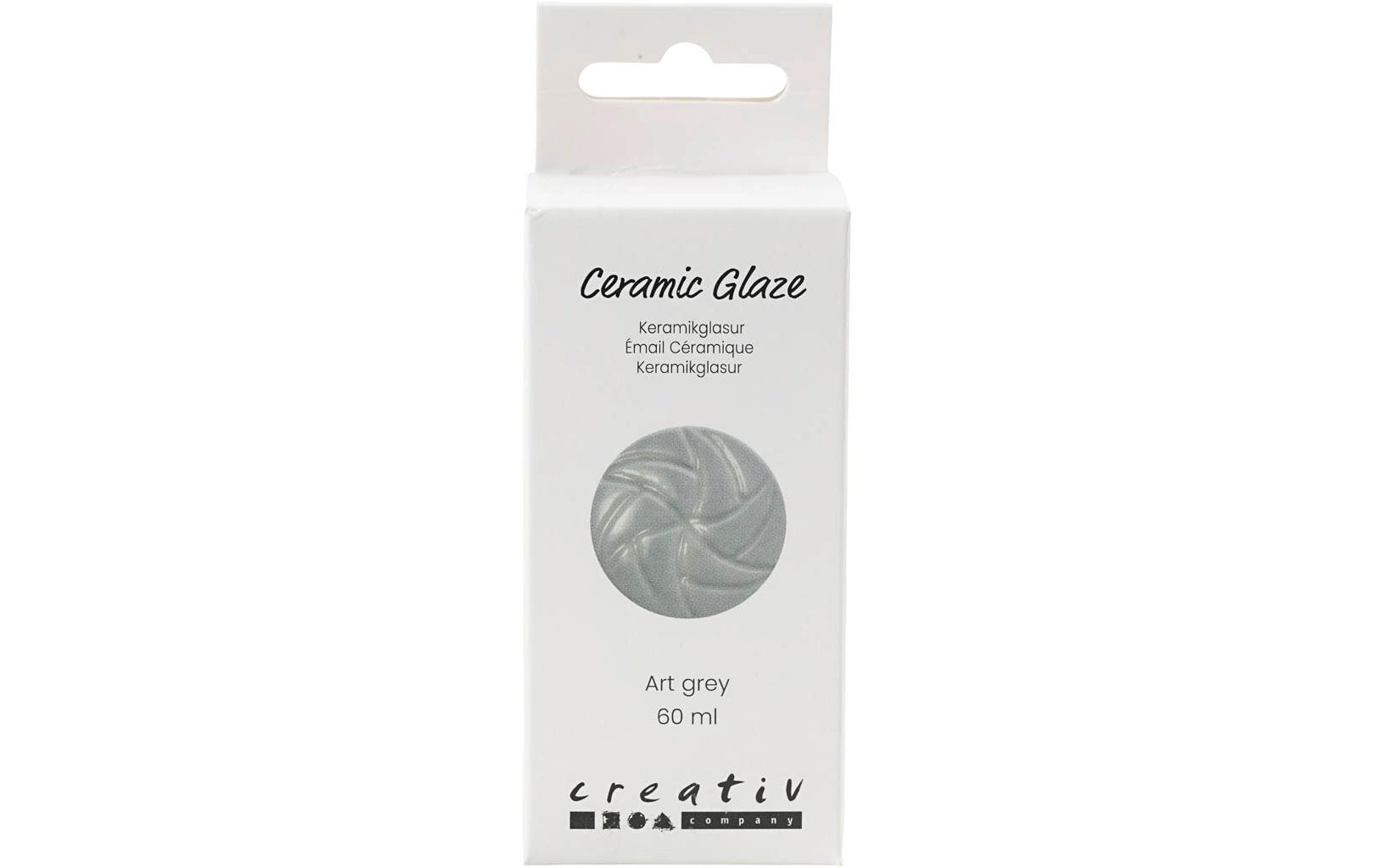 Creativ Company Keramikglasur grau,  60ml