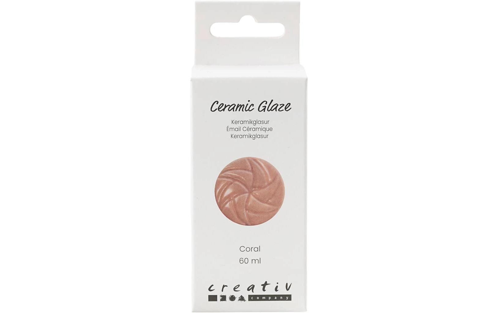 Creativ Company Keramikglasur coral, 60ml