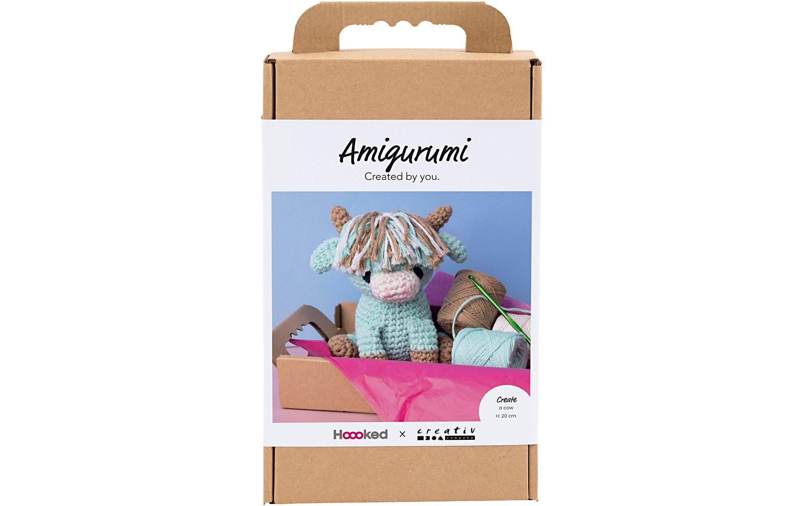 Creativ Company Bastelset Amigurumi Häkelset Kuh
