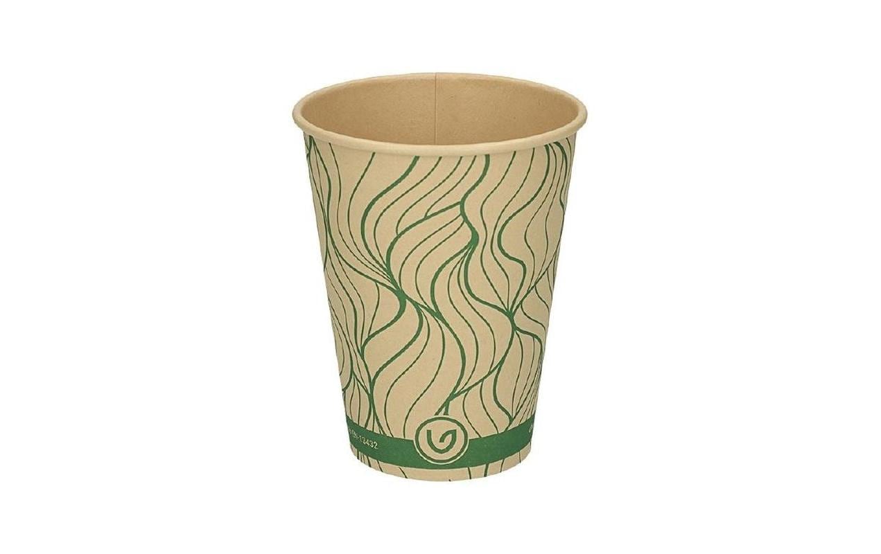 Verive Kaffeebecher Bambus 3dl 1 Pack à 50 Stk. Braun/grün