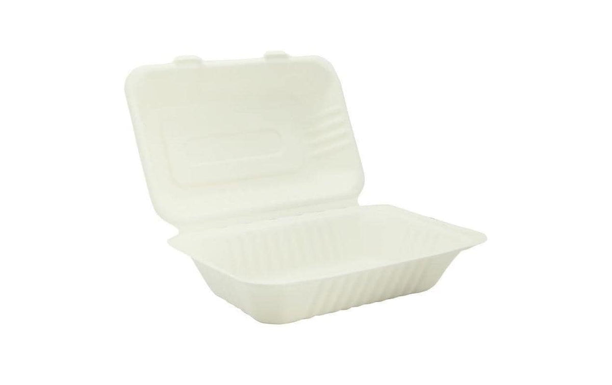 Verive Menüschale Zuckerrohr 23x15.5x8cm 1 Pack à 50 Stk. Weiss