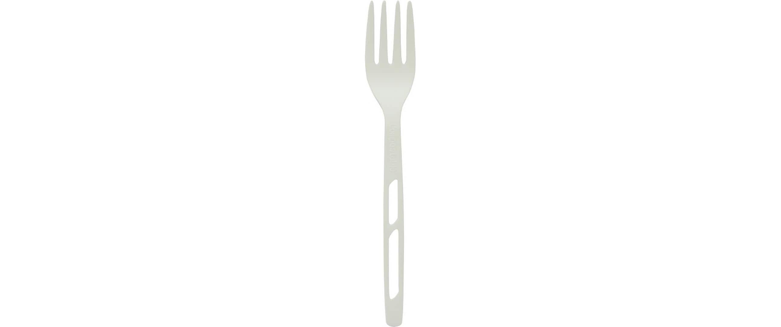 Weita Gabel 16.8 cm C-PLA 1 Pack à 50 Stk. Weiss