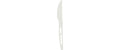 Weita Messer C-PLA 17.0 cm 1 Pack à 50 Stk. Weiss