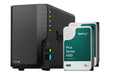 Synology DS225+, 2-bay NAS inkl. 2x 6TB HDD Synology Plus HAT33x