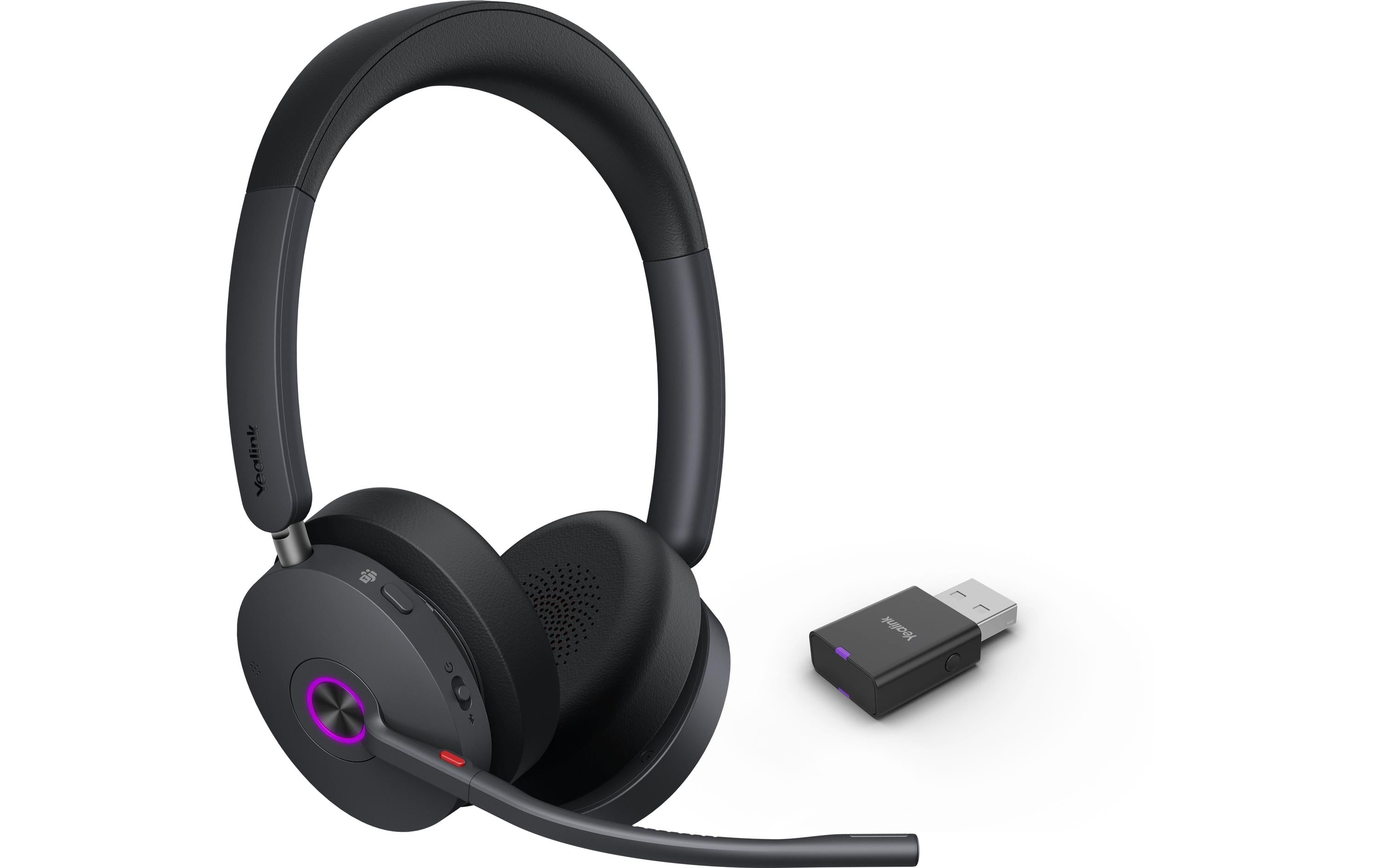 Yealink Headset WH68 Hybrid Teams DECT&BT Wireless Headset, mit DECT-Dongle