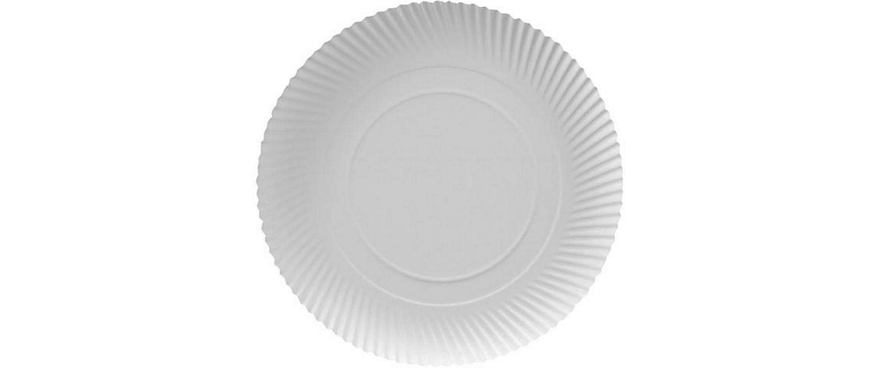 Papstar Pappteller Pure rund D 32cm 1 Pack à 100 Stk. Weiss