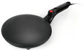GOURMETmaxx Crepe Maker 750W 20cm Mit Teigteller, Schwarz, Antihaft