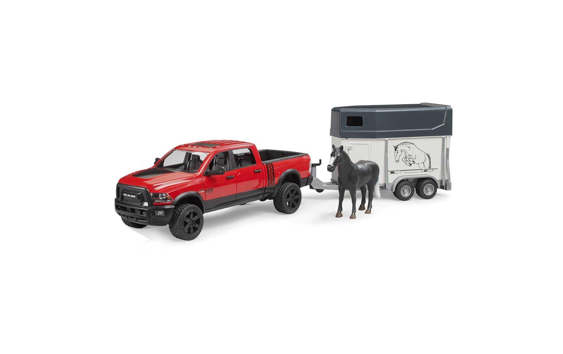 Bruder RAM 2500 Power Wagon Pferdeanhänger Alter: 4+