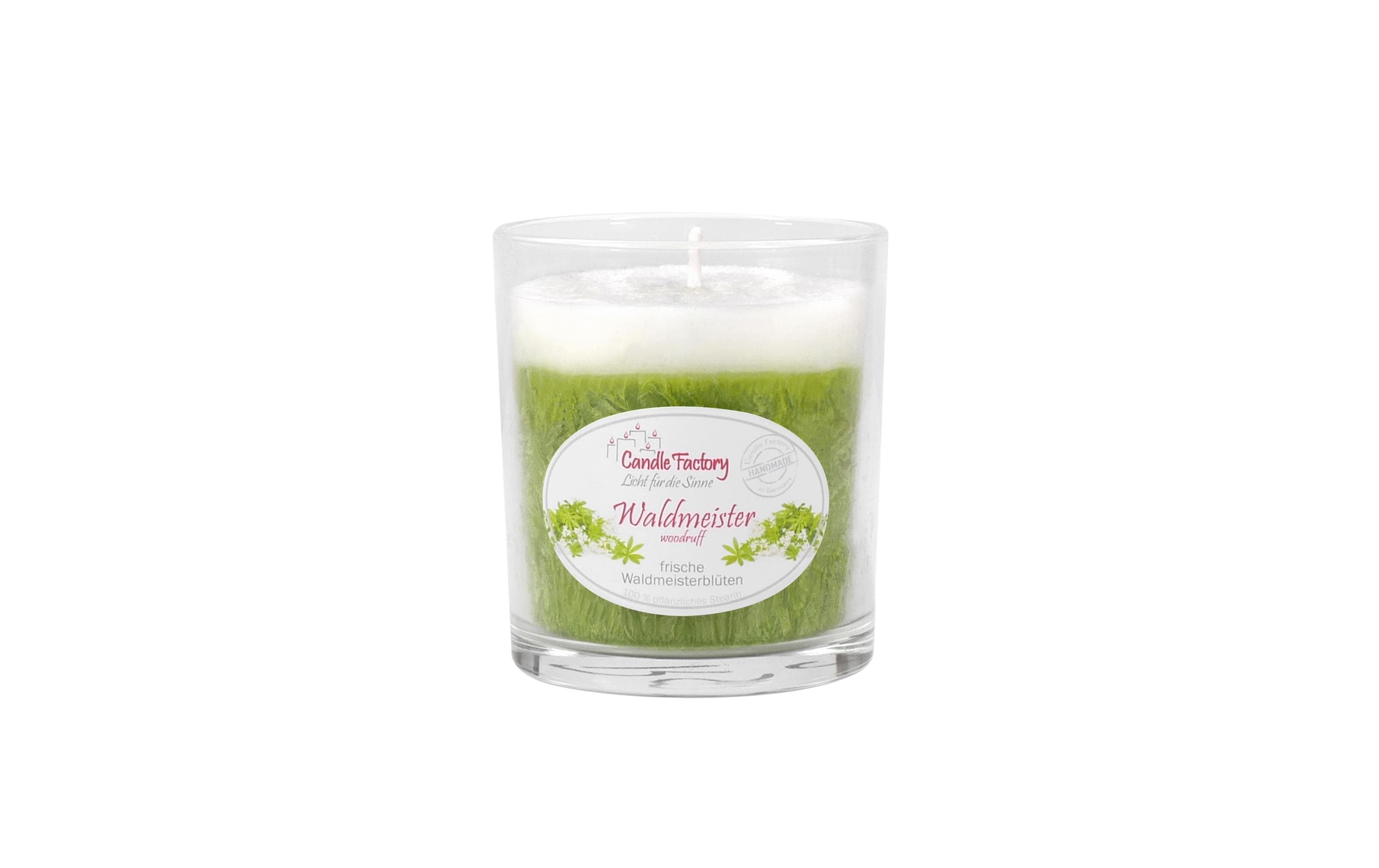 Candle Factory Party Light Waldmeister Brenndauer 30h, H: 8.3 cm, D: 7.3 cm