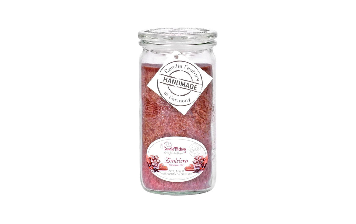 Candle Factory Mini Jumbo Zimtstern Brenndauer 70h, H: 13.5 cm, D: 7 cm