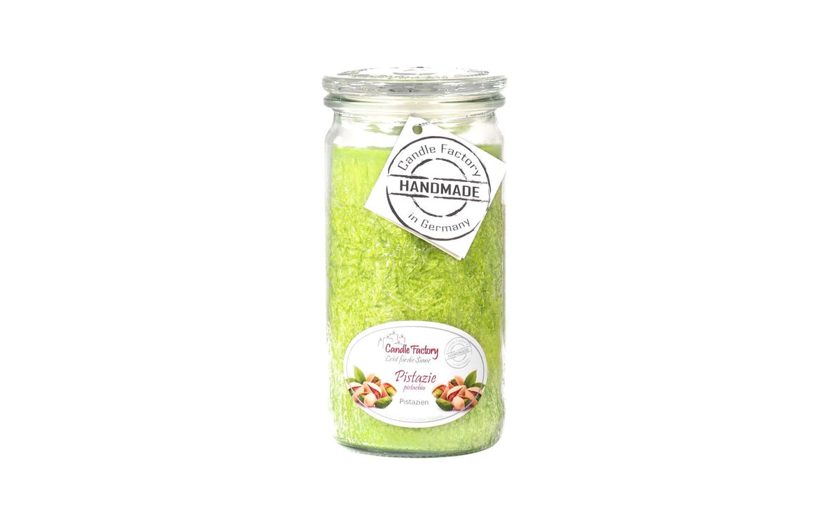 Candle Factory Mini Jumbo Pistazie Brenndauer 70h, H: 13.5 cm, D: 7 cm