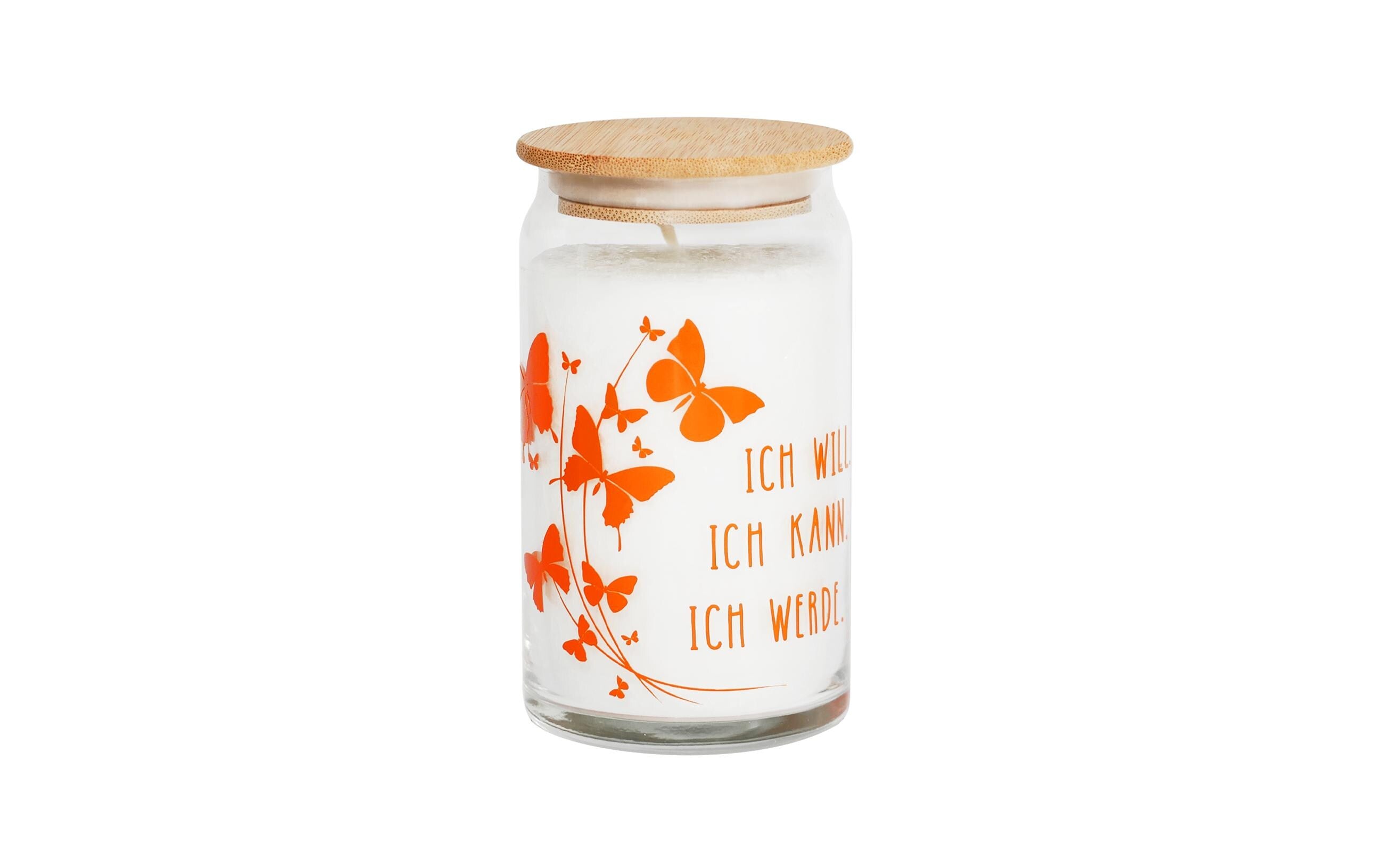 Candle Factory Kerze im Glas Ich Will kann werde