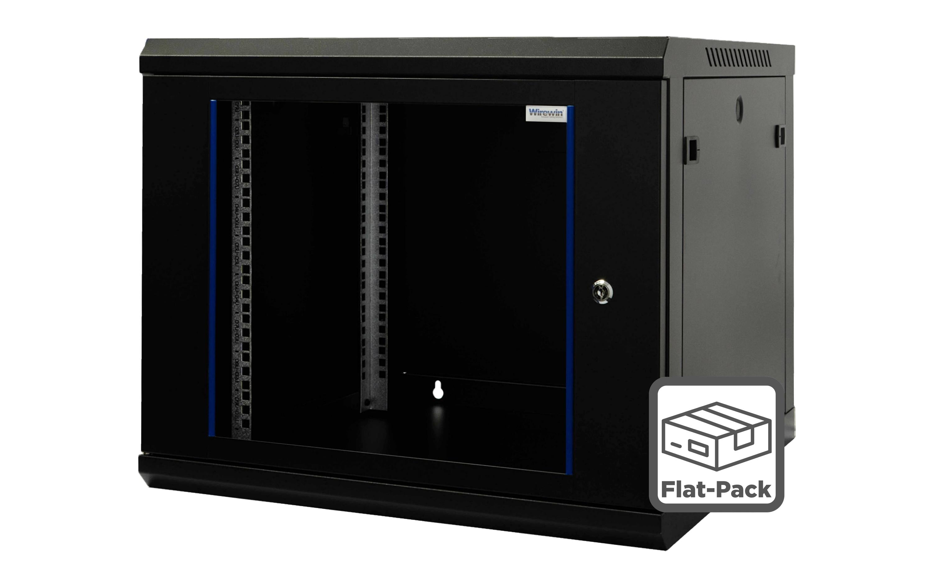 WIREWIN Wandschrank PS3 FP, 600x600x9HE sw Pro 3rd Gen